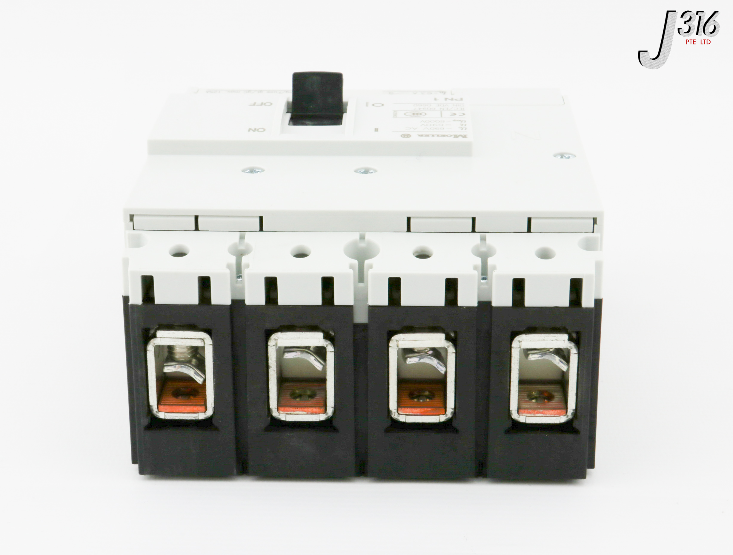31591 EATON MOELLER 4-POLE SWITCH-DISCONNECTOR, 63A (NEW) PN 1-4